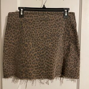 Pistola Brown Tan Mini Pencil Skirt Casual